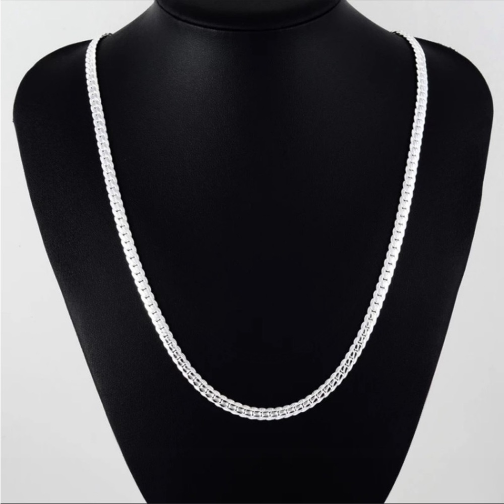 New Unisex 925 Sterling Silver 5MM Snake Necklace - Picture 6 of 6